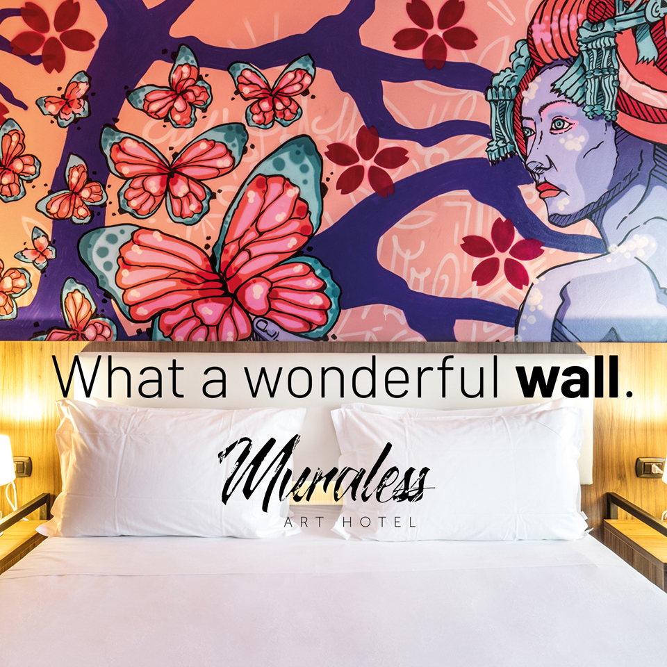Muraless art hotel concept